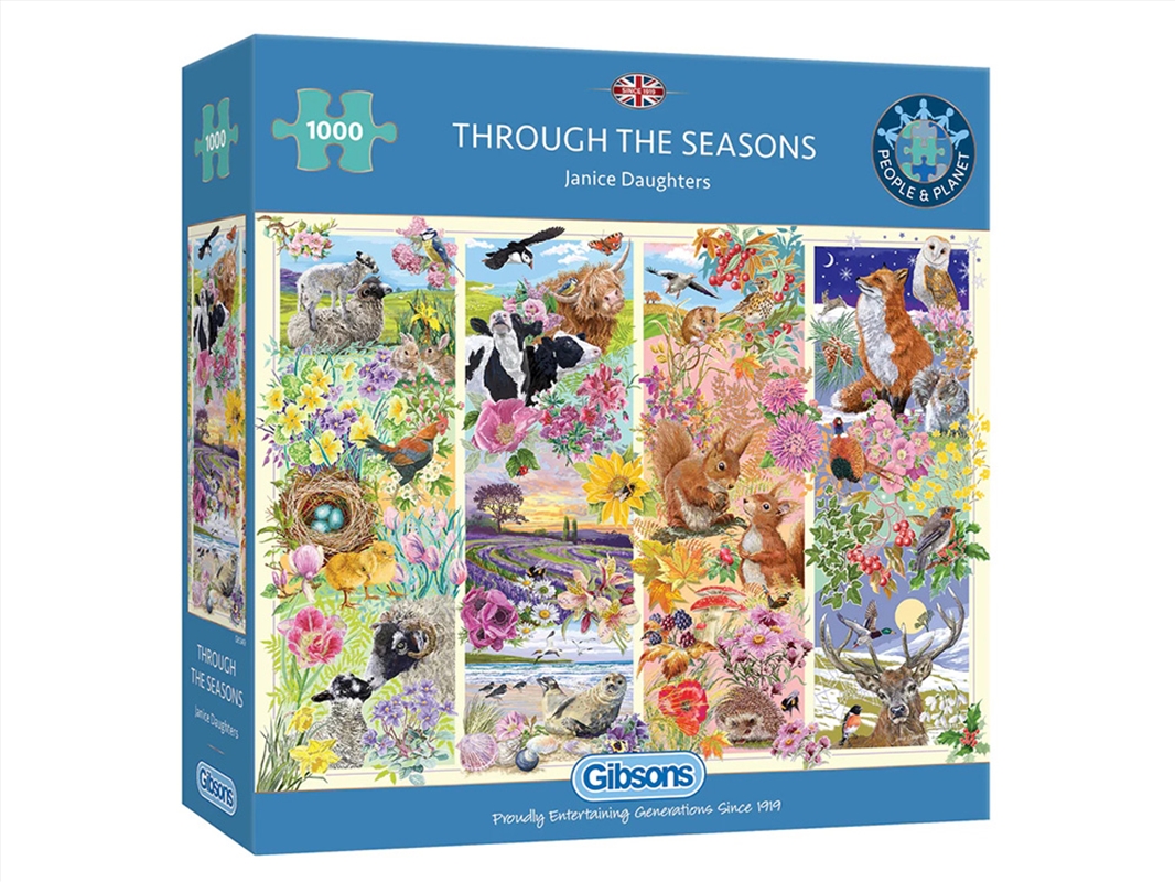 Through The Seasons 1000Pc/Product Detail/Jigsaw Puzzles