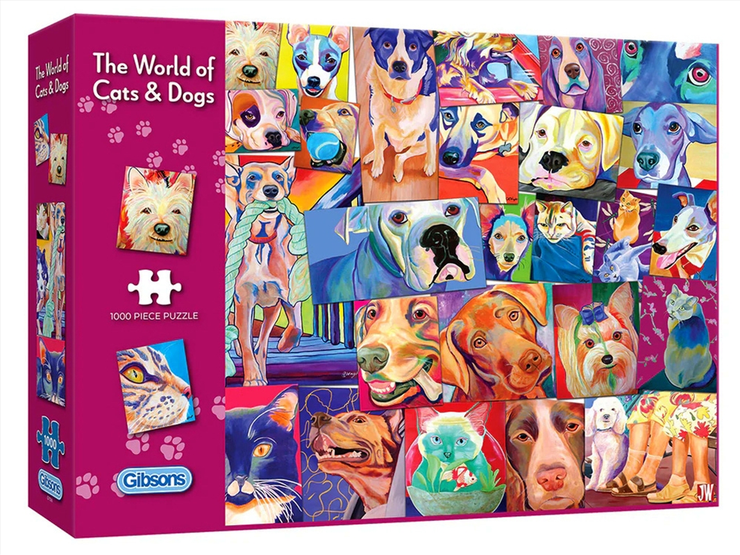 World Of Cats & Dogs 1000Pc/Product Detail/Jigsaw Puzzles