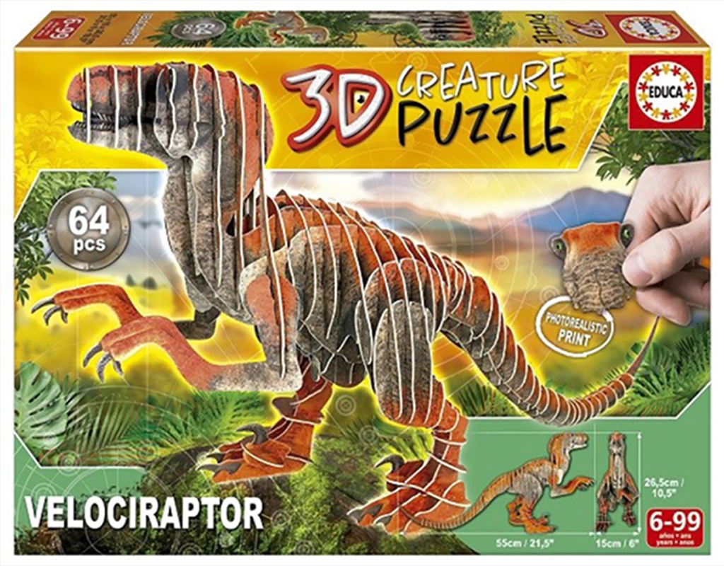 3D Creature Puzzl.Velociraptor/Product Detail/Jigsaw Puzzles