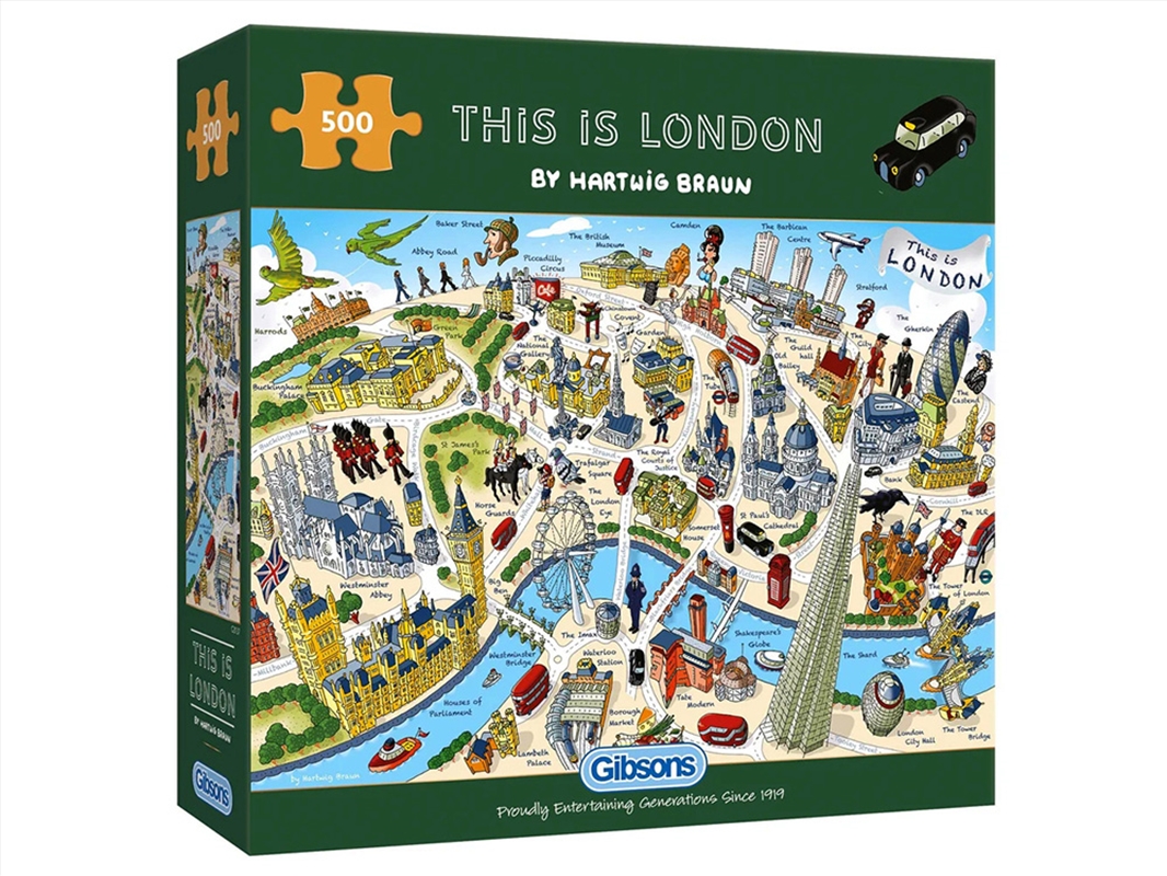 This Is London 500Pc/Product Detail/Jigsaw Puzzles