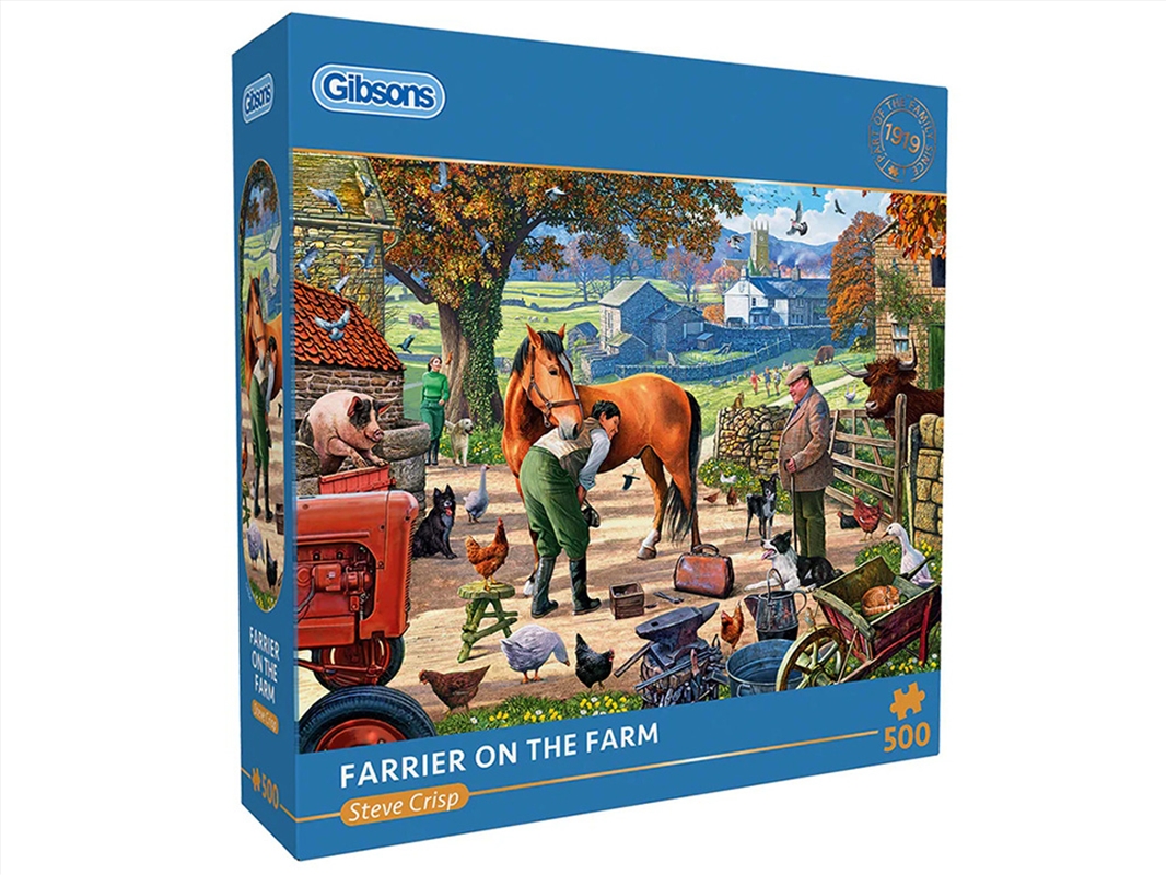 Farrier On The Farm 500Pc/Product Detail/Jigsaw Puzzles