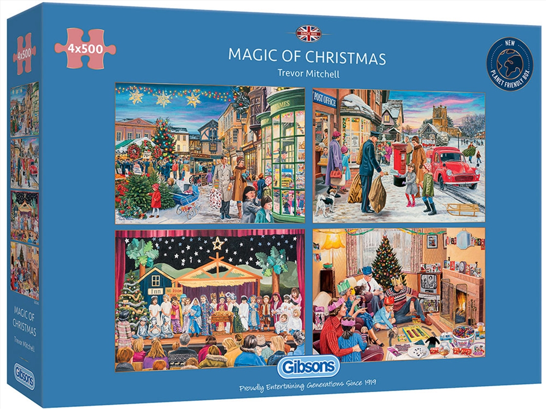 Magic Of Christmas 4 X 500Pc/Product Detail/Jigsaw Puzzles