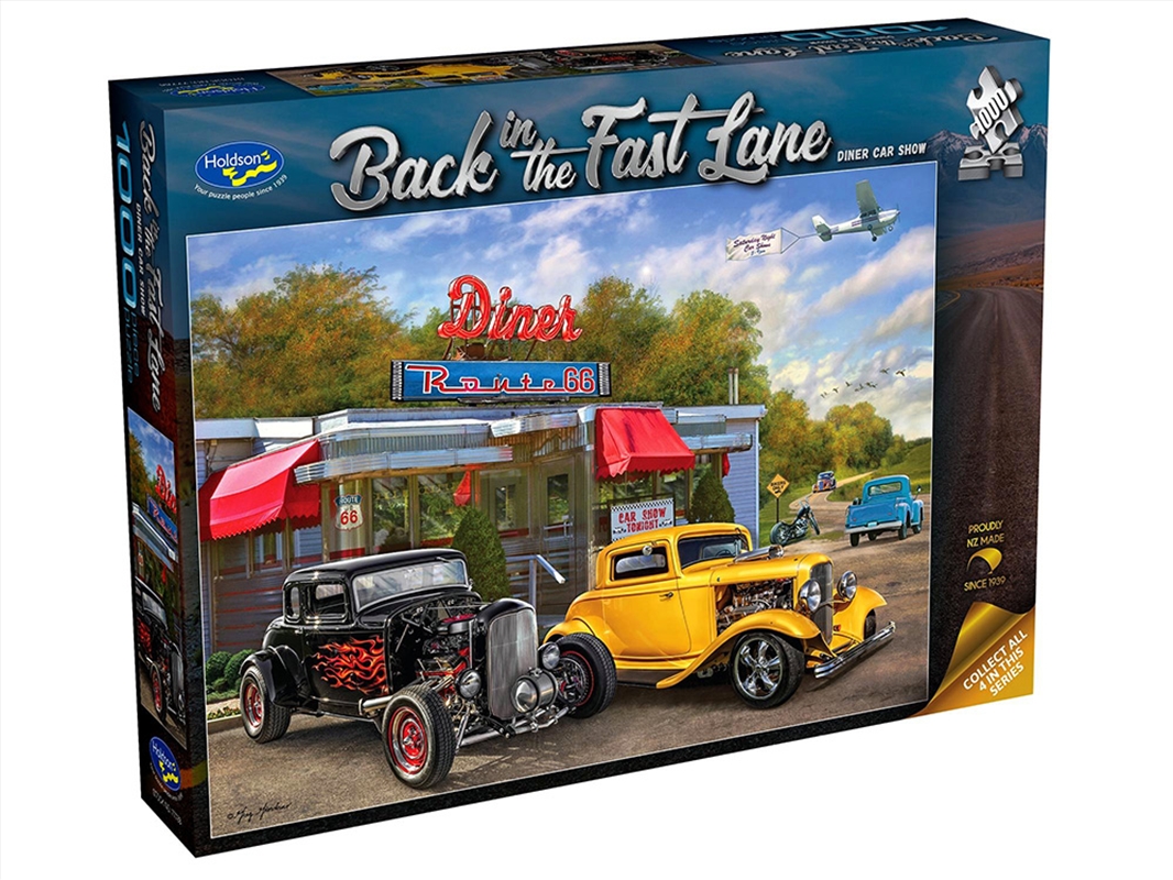 Back In Fast Lane Diner Show/Product Detail/Jigsaw Puzzles