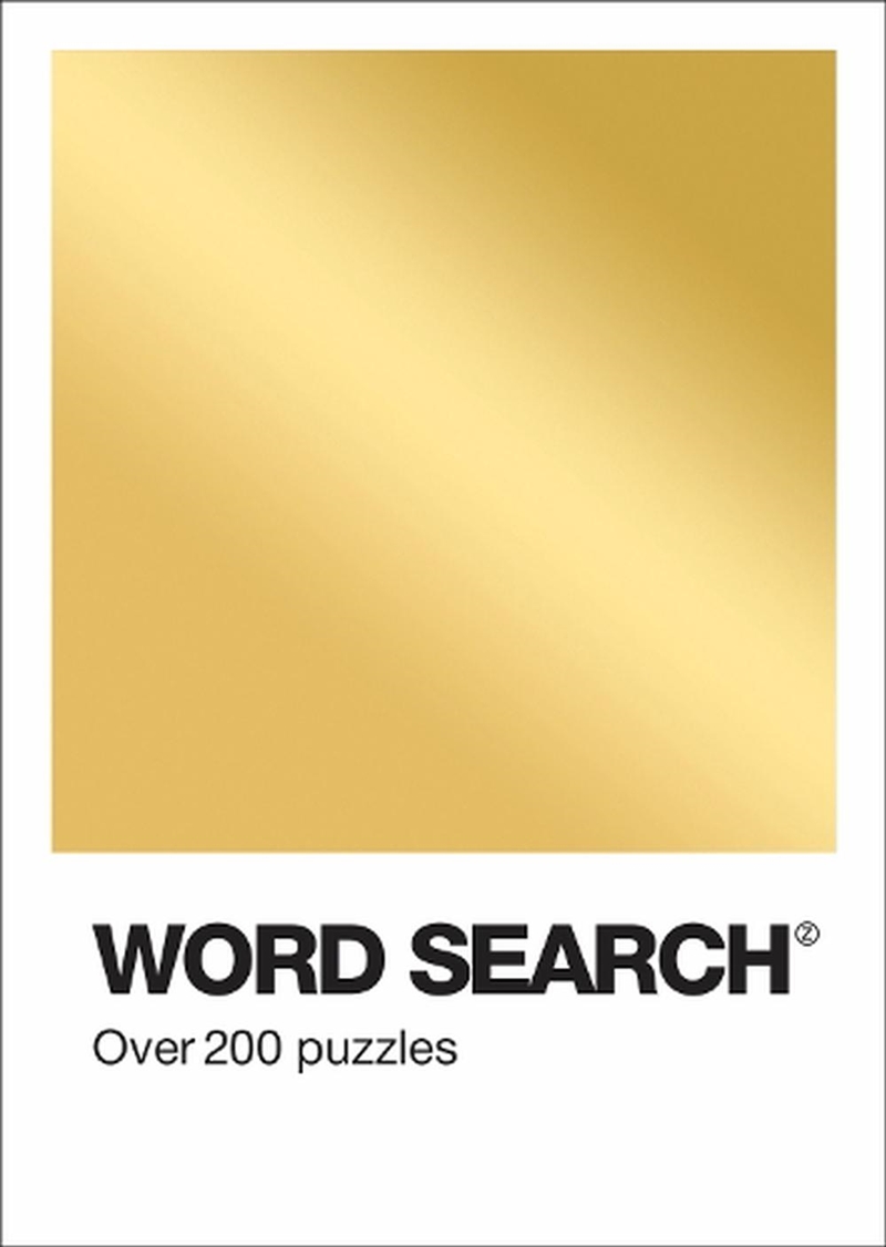 Colour Block Puzzle Book - Word Search (Rose Gold)/Product Detail/Adults Activity Books