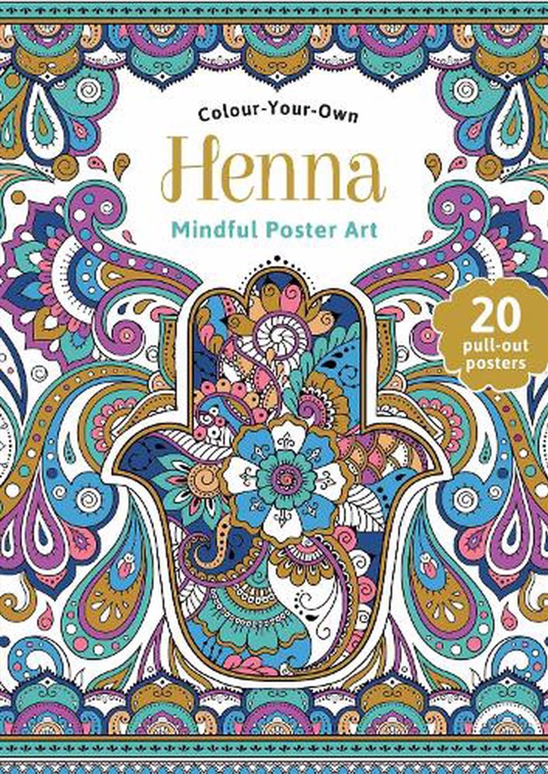 Mindful Poster Art - Henna/Product Detail/Adults Colouring