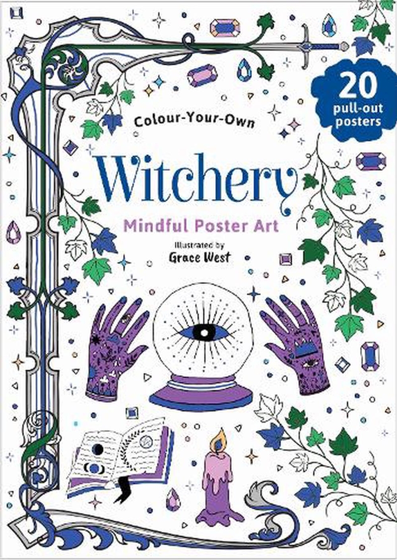 Mindful Poster Art - Witchery/Product Detail/Adults Colouring