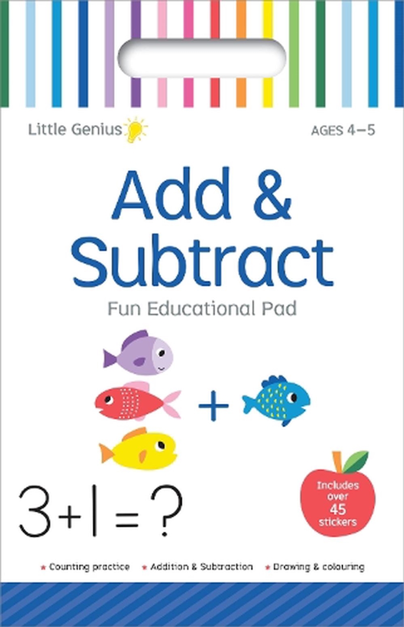 Little Genius Vol. 2 - Small Activity Pad - Add & Subtract/Product Detail/Children