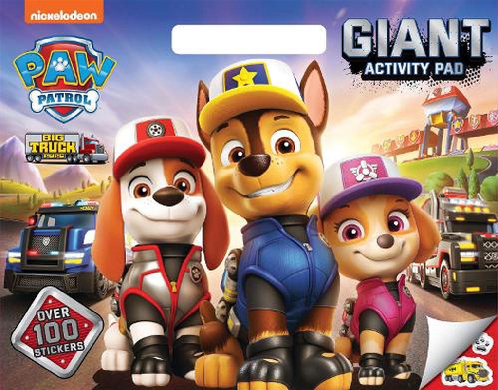 Paw Patrol - Giant Activity Pad - Big Truck Pups/Product Detail/Kids Activity Books