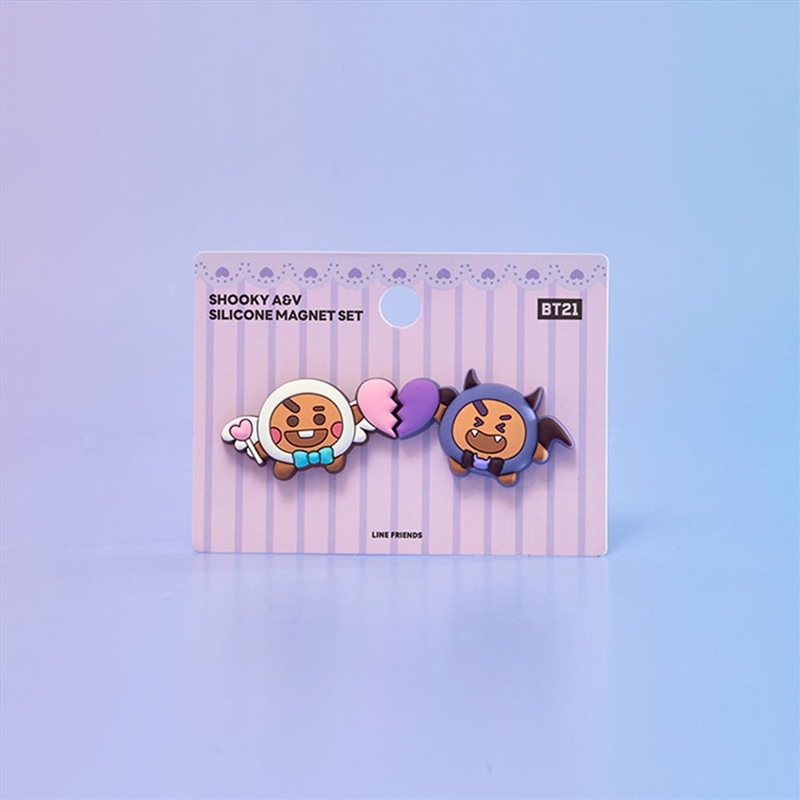 Bt21 - Angel & Villain Silicone Magnet Set Shooky/Product Detail/KPOP Merch