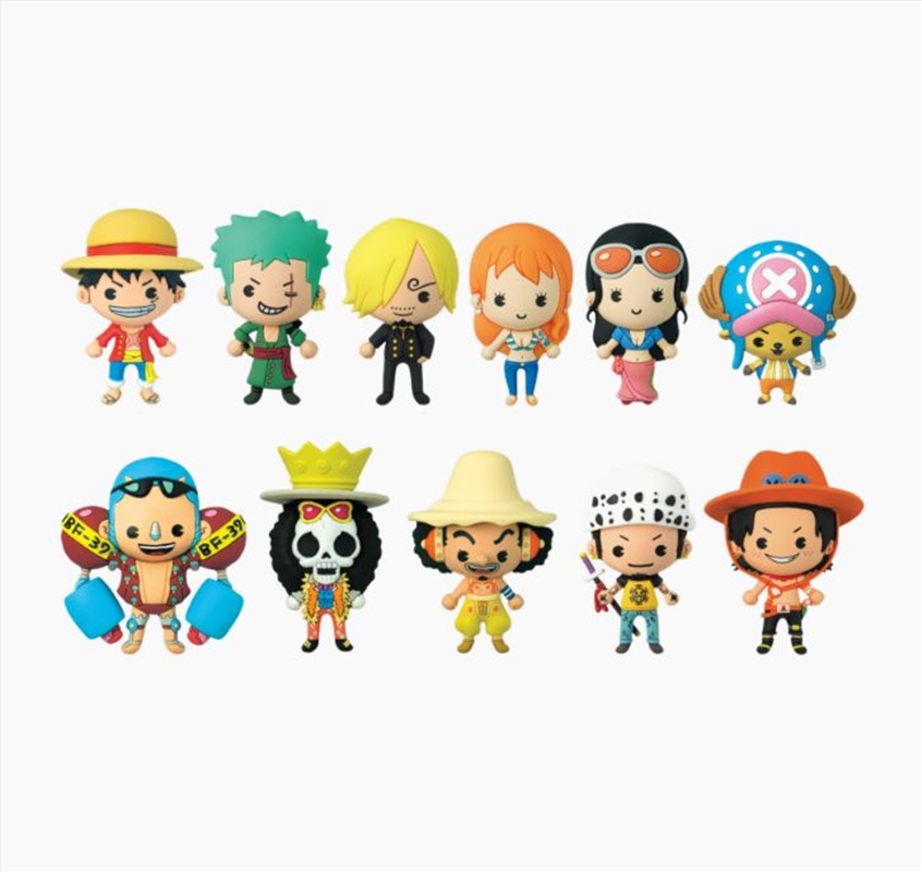 One Piece - 3D PVC Bag Clips Blind Bag Series 1 (SENT AT RANDOM)/Product Detail/Keyrings