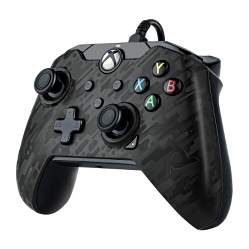 PDP Xbox Series X Wired Controller Black Camo/Product Detail/Consoles & Accessories