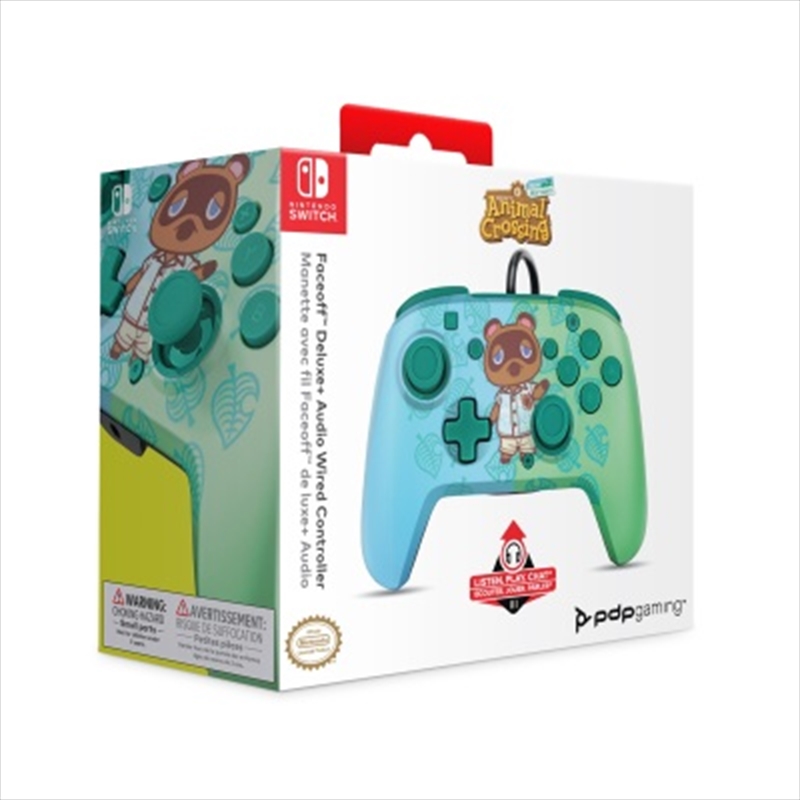 Switch Faceoff Deluxe Audio Wired Controller Animal Crossing/Product Detail/Consoles & Accessories