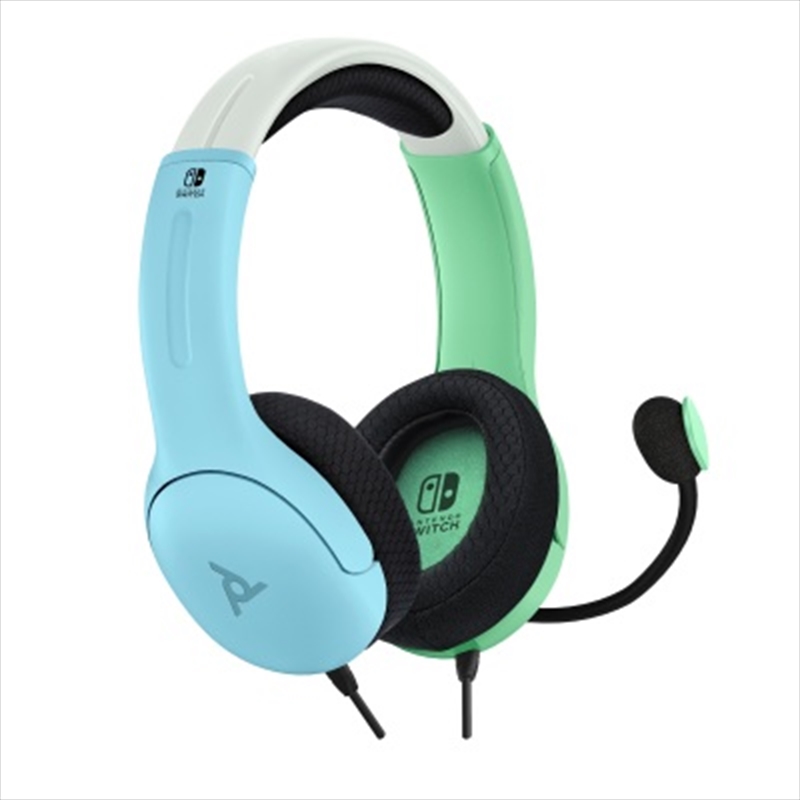 PDP Switch LVL 40 Wired Stereo Headset Dual Tone Blue/Green/Product Detail/Gaming Headphones & Headsets