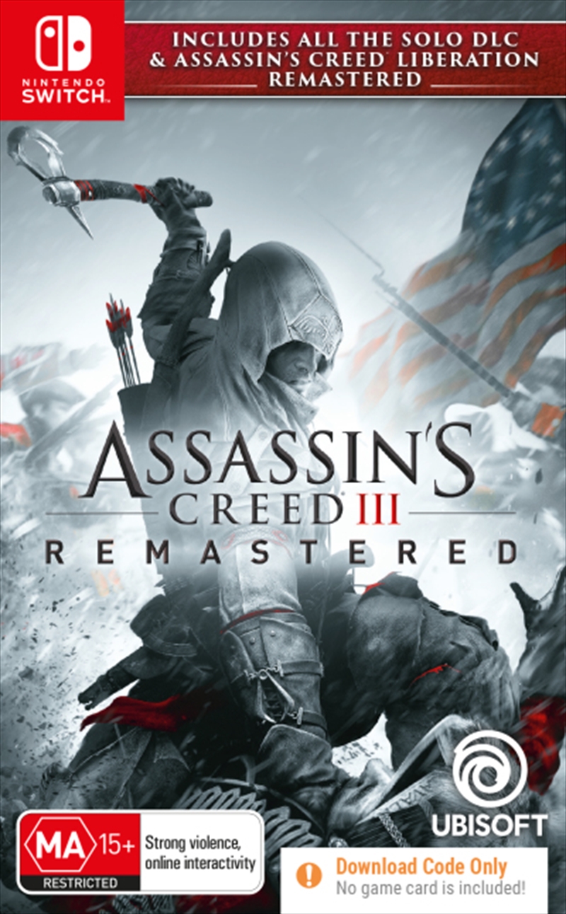 Assassins Creed 3 Remastered and Assassins Creed Liberation Dual Pack (Code in Box)/Product Detail/Action & Adventure