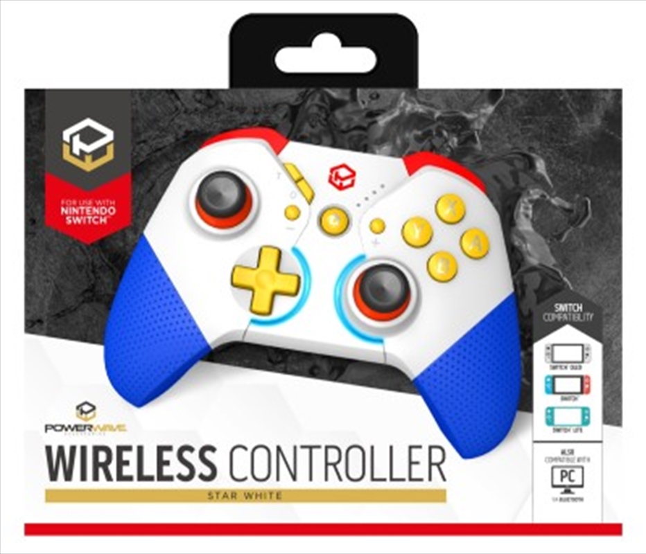 Powerwave Switch Wireless Controller Star White/Product Detail/Consoles & Accessories