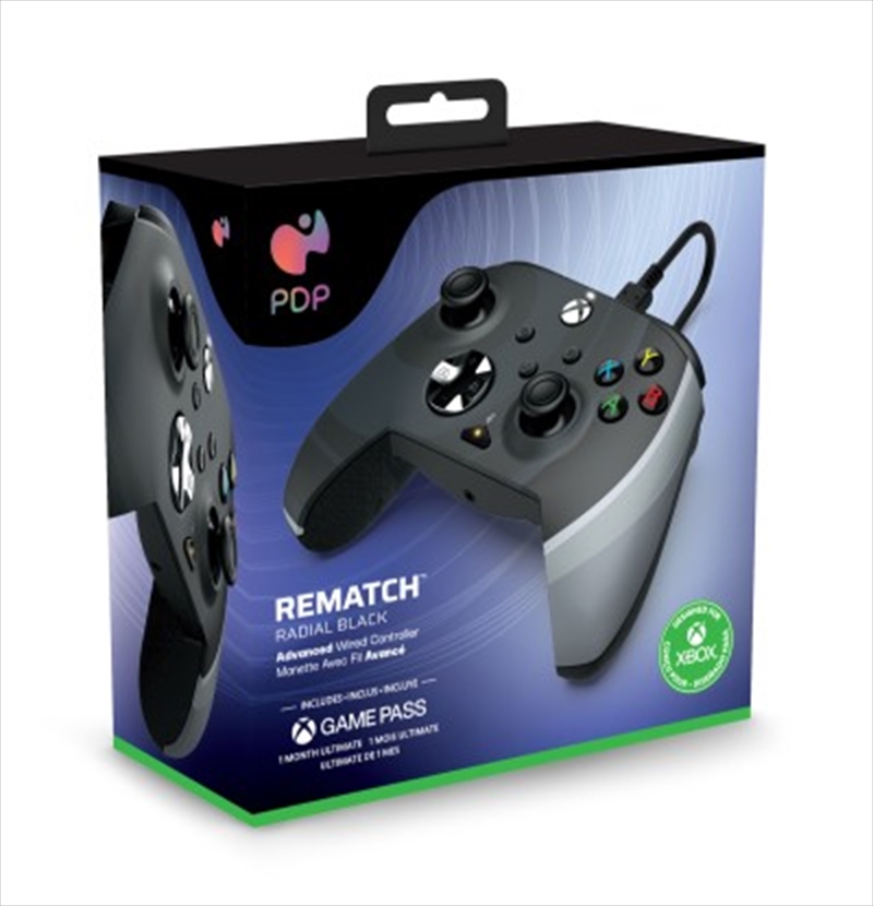 PDP Xbox Series X Wired Controller Radial Black/Product Detail/Consoles & Accessories