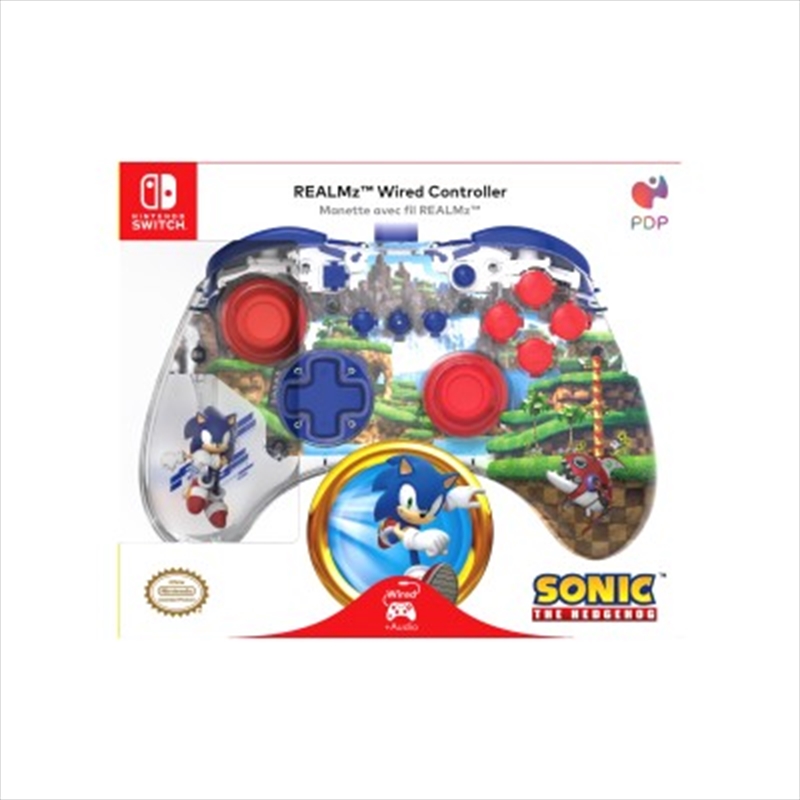 PDP Switch REALMz Wired Switch Controller Sonic Green Hill Zone/Product Detail/Consoles & Accessories