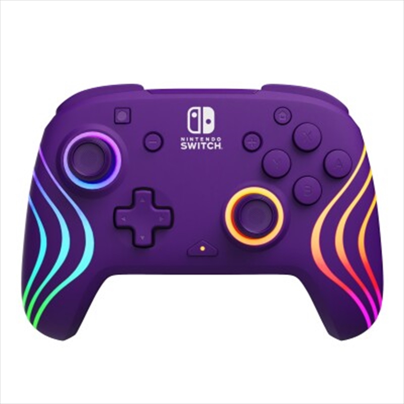 PDP Switch Afterglow Wave Wireless Controller Purple/Product Detail/Consoles & Accessories