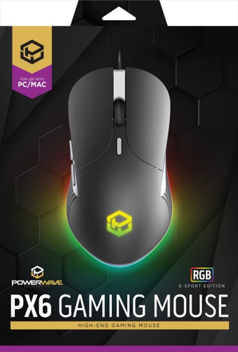 Powerwave PC PX6 RGB Gaming Mouse/Product Detail/Consoles & Accessories