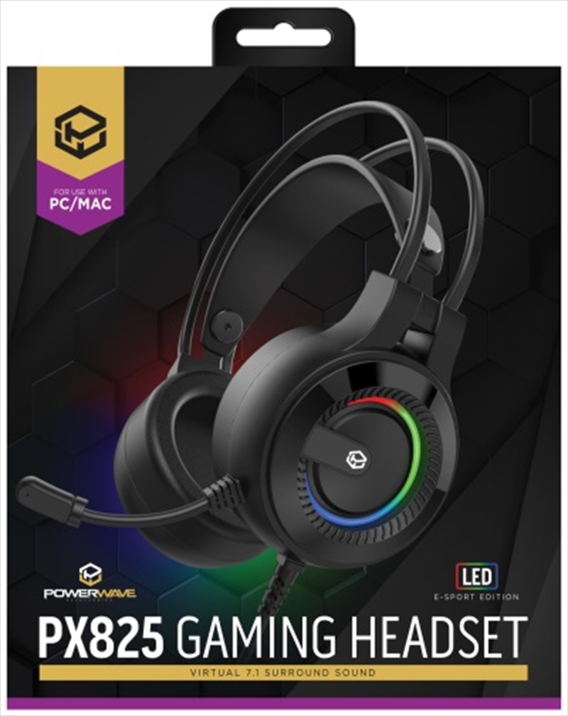 Powerwave PC PX825 RGB 7.1 Gaming Headset/Product Detail/Gaming Headphones & Headsets