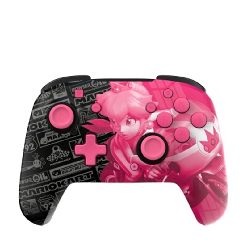 PDP Switch Rematch Glow Wireless Controller Grand Prix Peach/Product Detail/Consoles & Accessories