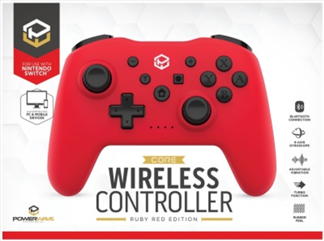 Powerwave Switch Wireless Controller Ruby Red/Product Detail/Consoles & Accessories