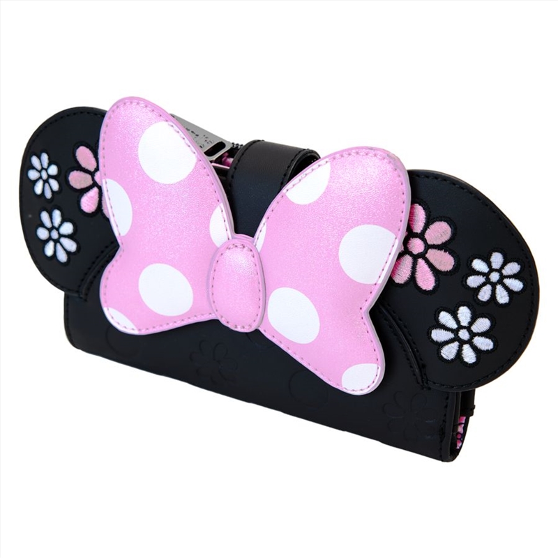 Loungefly Disney - Minnie Floral Rock the Dots Flap Wallet/Product Detail/Wallets