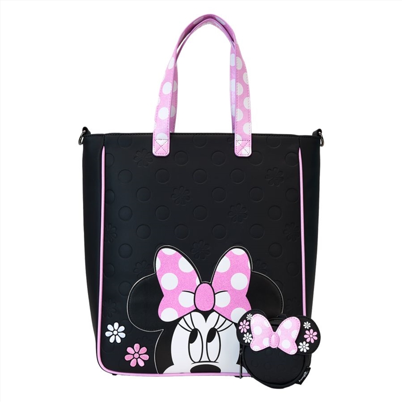 Loungefly Disney - Minnie Floral Rock the Dots Tote Bag with Coin Bag/Product Detail/Bags