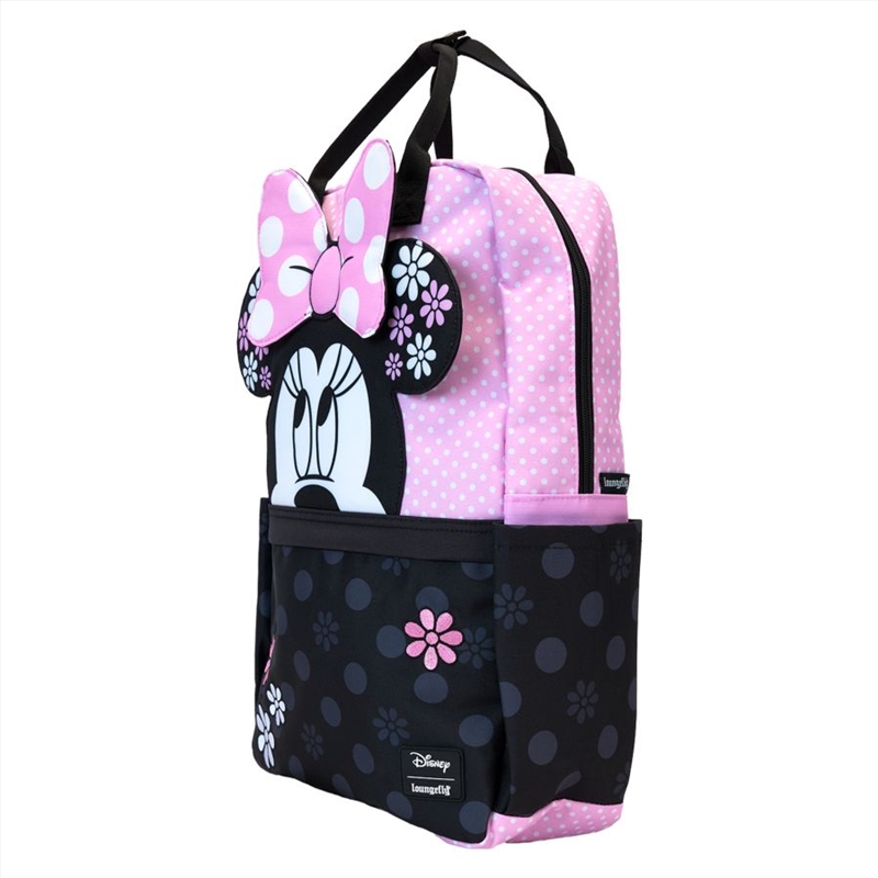 Loungefly Disney - Minnie Floral Rock the Dots Full-Size Nylon Backpack/Product Detail/Bags