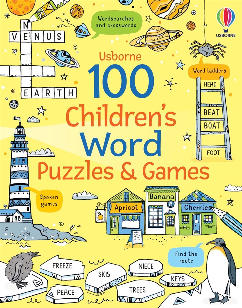 100 Children's Word Puzzles And Games/Product Detail/Kids Activity Books