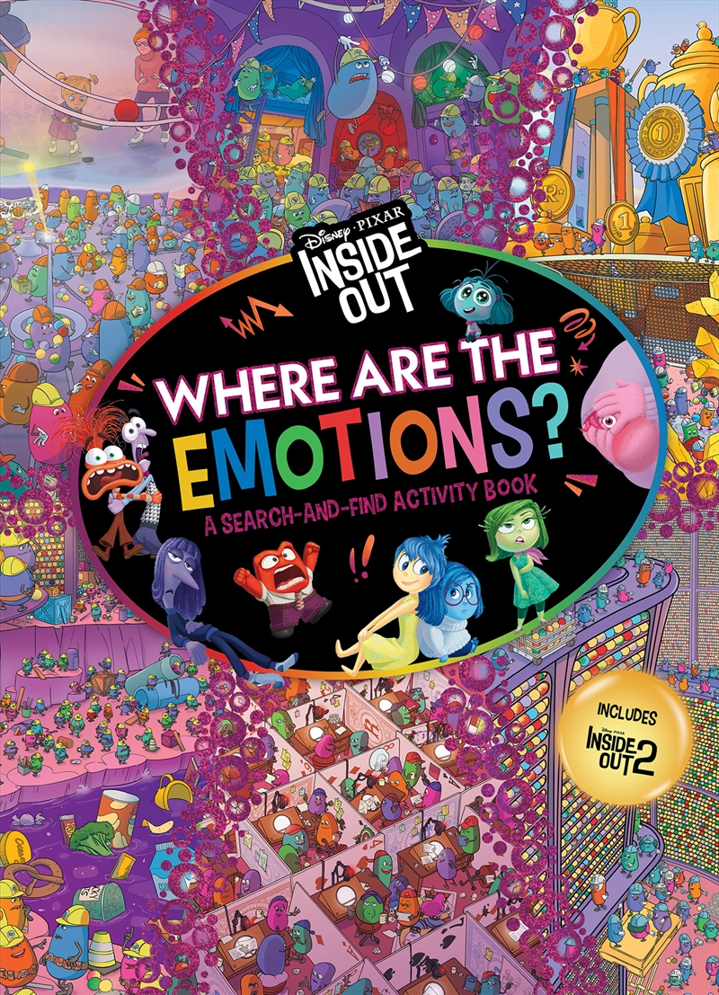 Where are the Emotions?: A Search-and-Find Activity Book (Disney Pixar: Inside Out)/Product Detail/Kids Activity Books