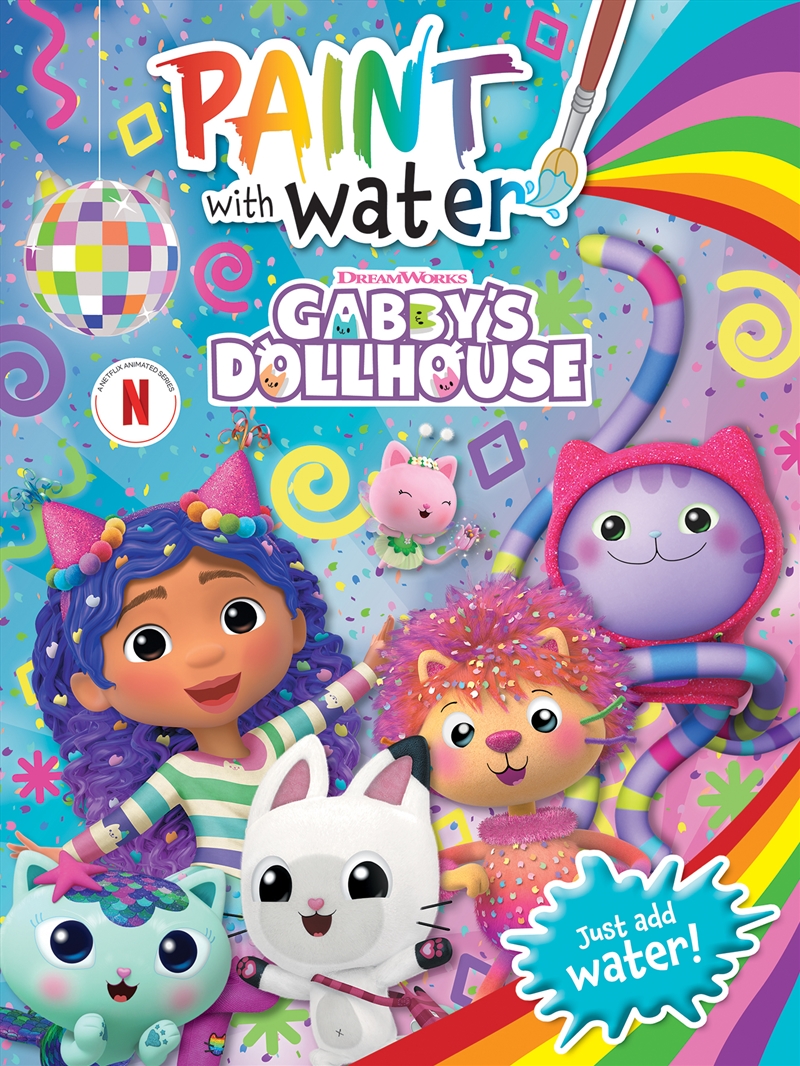 Gabby's Dollhouse: Paint With Water (DreamWorks)/Product Detail/Kids Activity Books