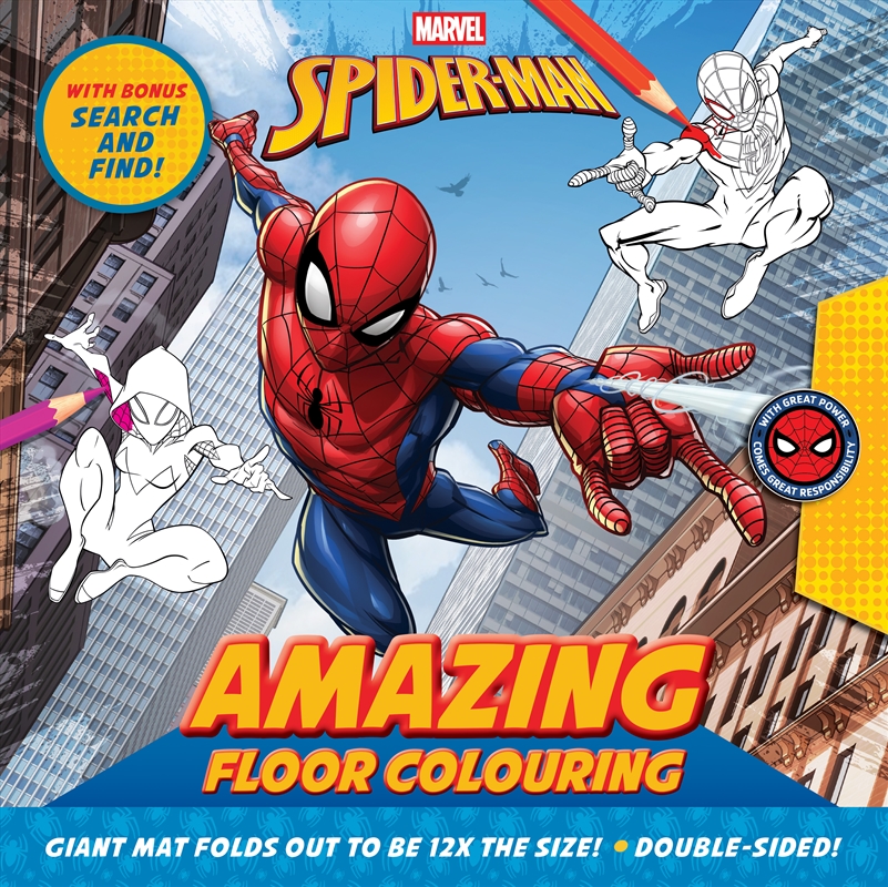 Spider-Man: Amazing Floor Colouring (Marvel)/Product Detail/Kids Colouring