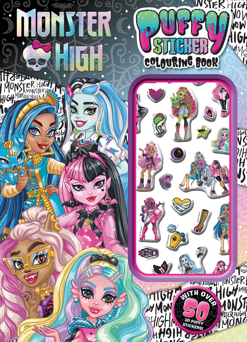 Monster High: Puffy Sticker Colouring Book (Mattel)/Product Detail/Kids Activity Books