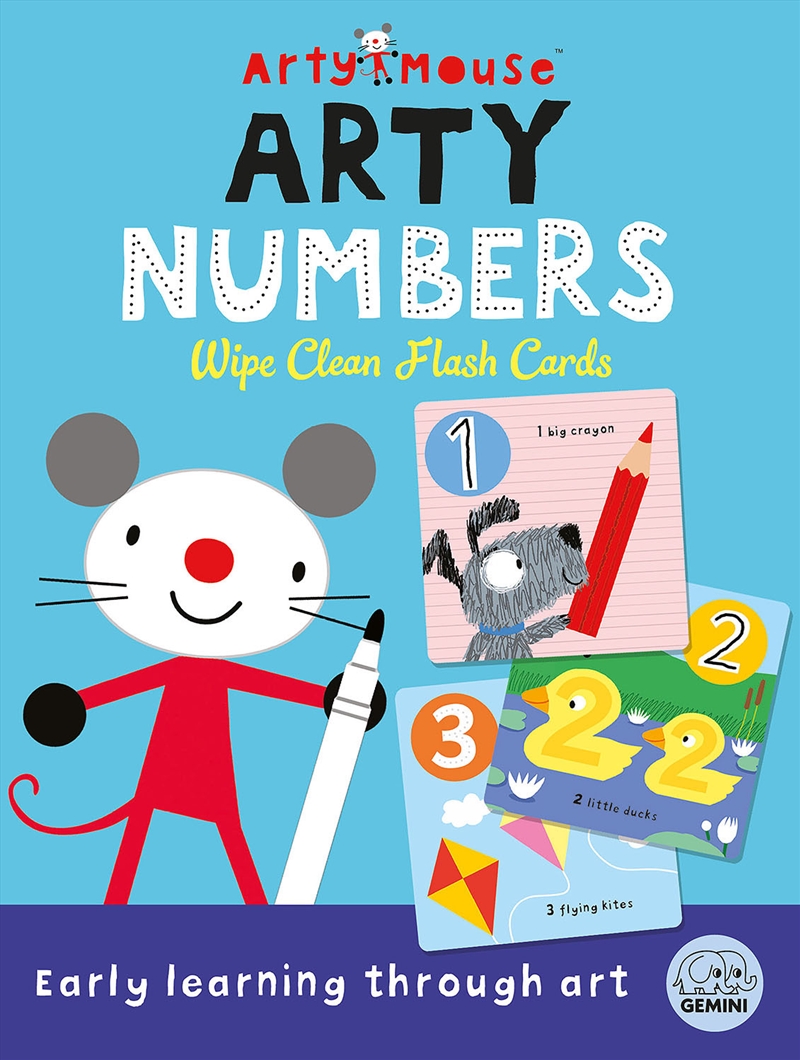 Arty Mouse Arty Numbers Wipe Clean Flash Cards/Product Detail/Children