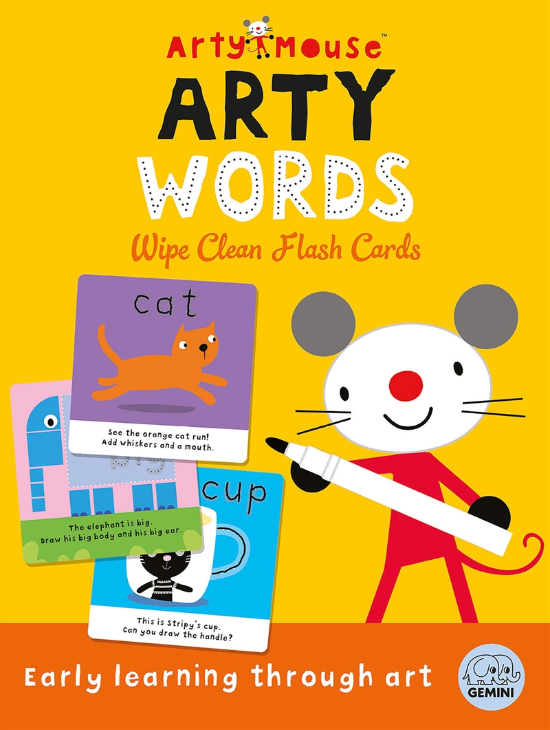 Arty Mouse Arty Words Wipe Clean Flash Cards/Product Detail/Children