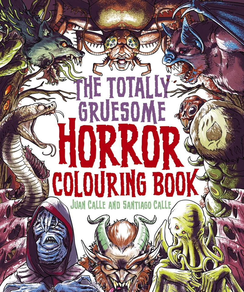 The Totally Gruesome Horror Colouring Book/Product Detail/Adults Colouring