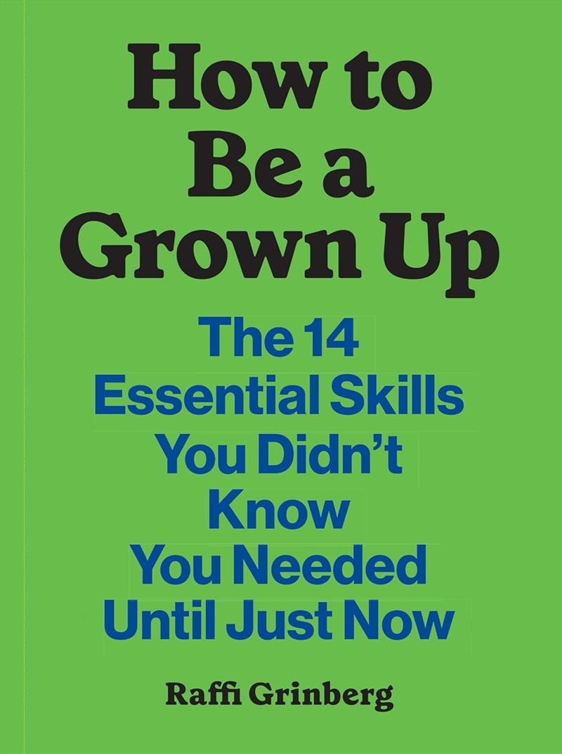 How To Be A Grown Up/Product Detail/Self Help & Personal Development