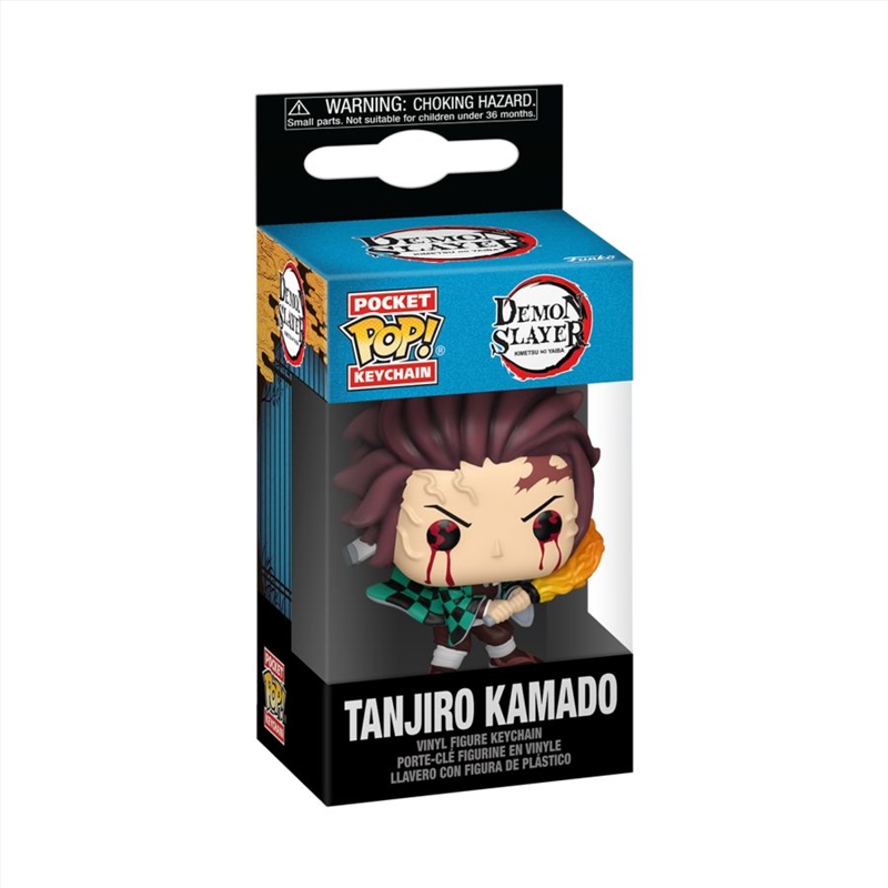 Demon Slayer - Tanjiro Kamado (Sun Breathing) Pop! Keychain/Product Detail/Pop Vinyl Keychains