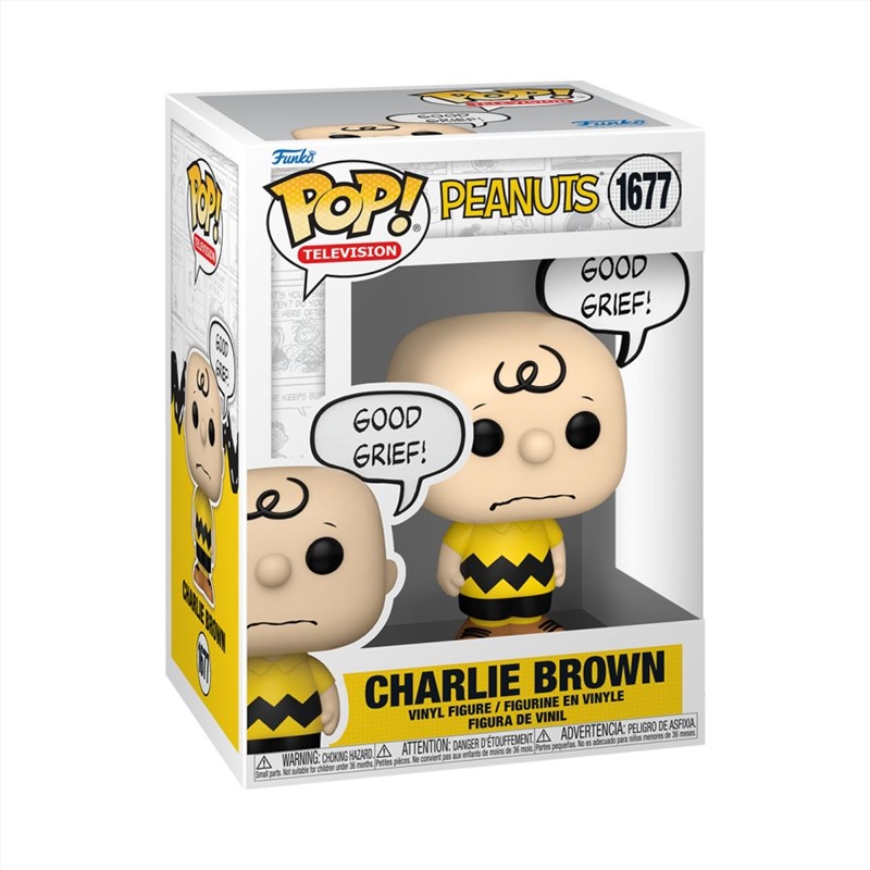 Peanuts - Charlie Brown "Good Grief" Pop!/Product Detail/Standard Pop Vinyl