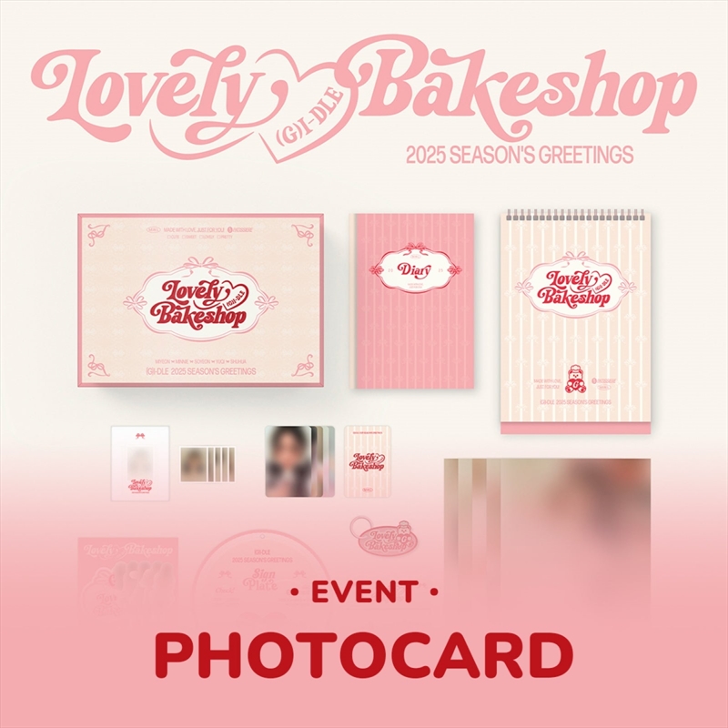 (G)I-Dle Lovely Bakeshop 2025 Season's Greetings Withmuu Gift/Product Detail/KPOP Merch