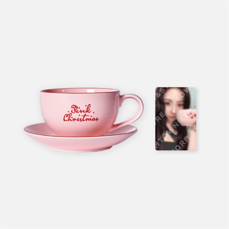 Aespa - 2024 Pink Christmas Cup & Saucer Set Karina/Product Detail/KPOP Merch