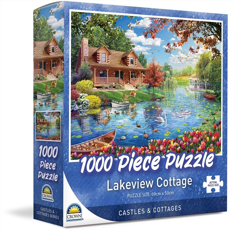 Lakeview Cottage 1000 Piece Puzzle/Product Detail/Jigsaw Puzzles