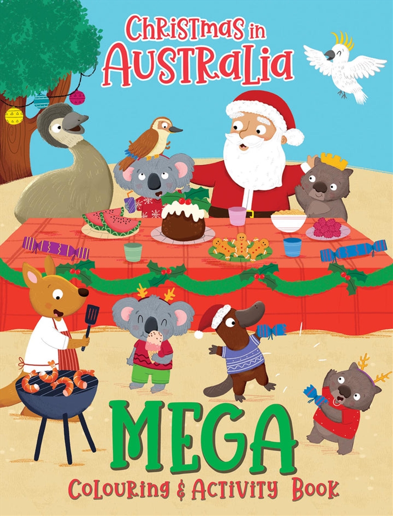 Aussie Christmas - Mega Colouring Book/Product Detail/Kids Colouring