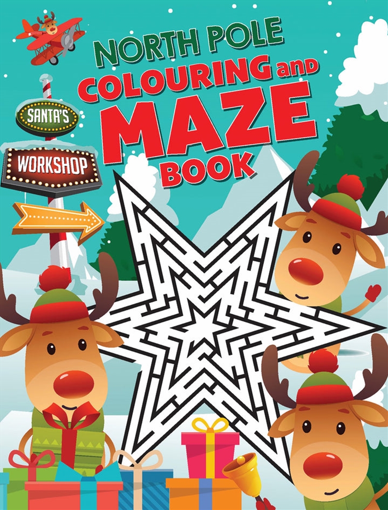 Colouring and Mazes - North Pole/Product Detail/Kids Activity Books