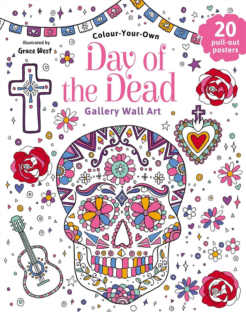 Wall Art - Day of the Dead/Product Detail/Kids Colouring