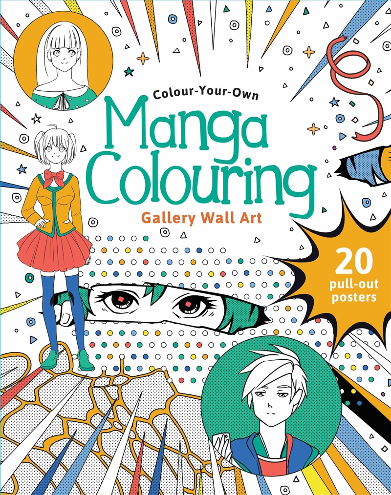 Wall Art - Manga Colouring (FSC)/Product Detail/Kids Colouring