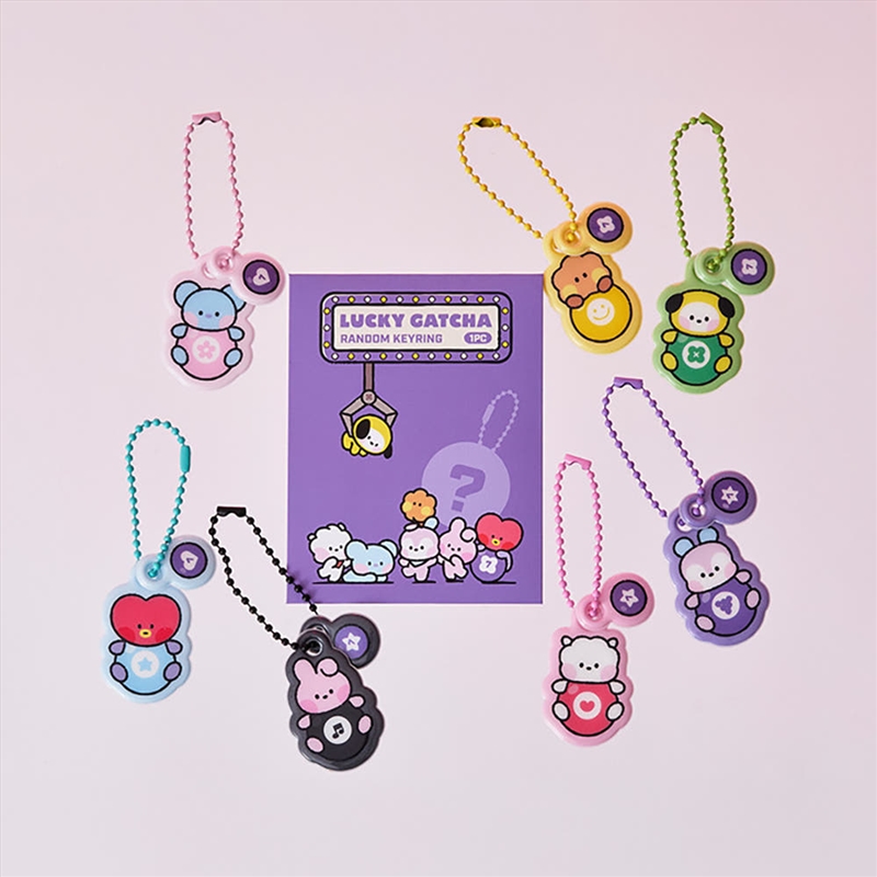 Bt21 - Minini Lucky Gatcha Pvc Random Keyring/Product Detail/KPOP Merch