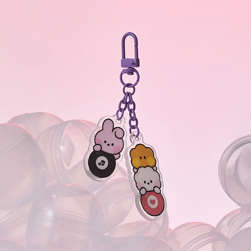 Bt21 - Minini Lucky Gatcha Acrylic Keyring B/Product Detail/KPOP Merch