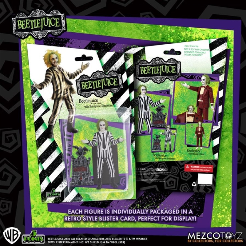 Beetlejuice - Beetlejuice 5 Points 3.75" Figure (SENT AT RANDOM)/Product Detail/Figurines